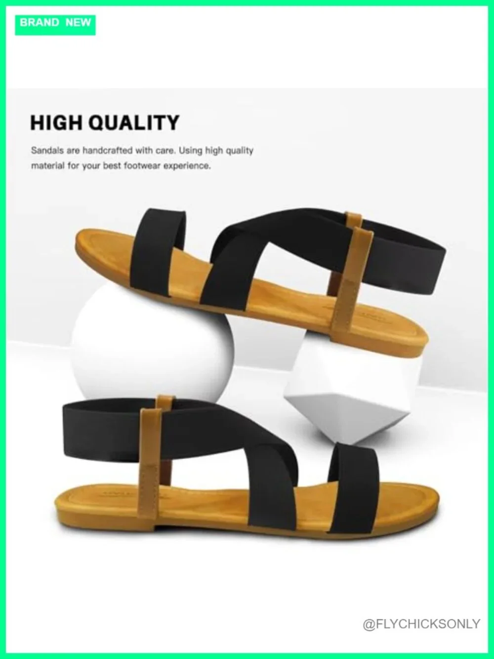 Elastic Flat Gladiator Sandals Women Casual Slip On